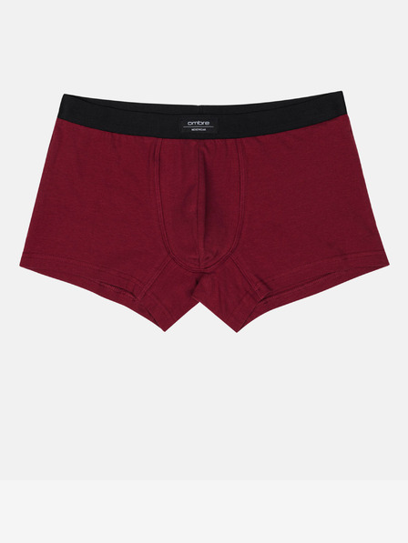 Ombre Clothing Férfi bordó boxeralsó Ombre ruházat