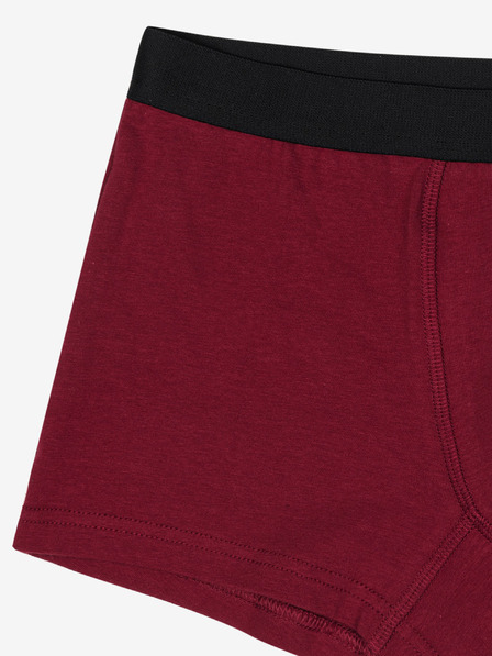 Ombre Clothing Férfi bordó boxeralsó Ombre ruházat