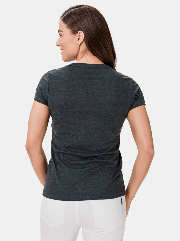 Sam 73 Sötétszürke női póló SAM 73 Penny-vel nyomtatva