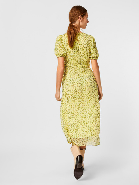 AWARE by VERO MODA Zöld, virágos, tekercses maxiruha AWARE by VERO MODA Ofelia