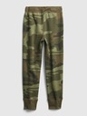 GAP Gyerek fleece sportnadrág logóval army GAP