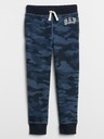 GAP Gyerek fleece sportnadrág logóval army GAP