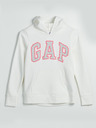 GAP Gyerek pulóver logóval és fleece béléssel GAP