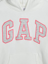 GAP Gyerek pulóver logóval és fleece béléssel GAP