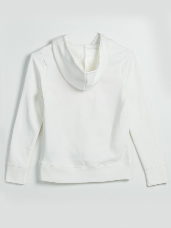 GAP Gyerek pulóver logóval és fleece béléssel GAP