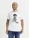 Celio Fehér férfi nyomtatott póló Celio Lvebig