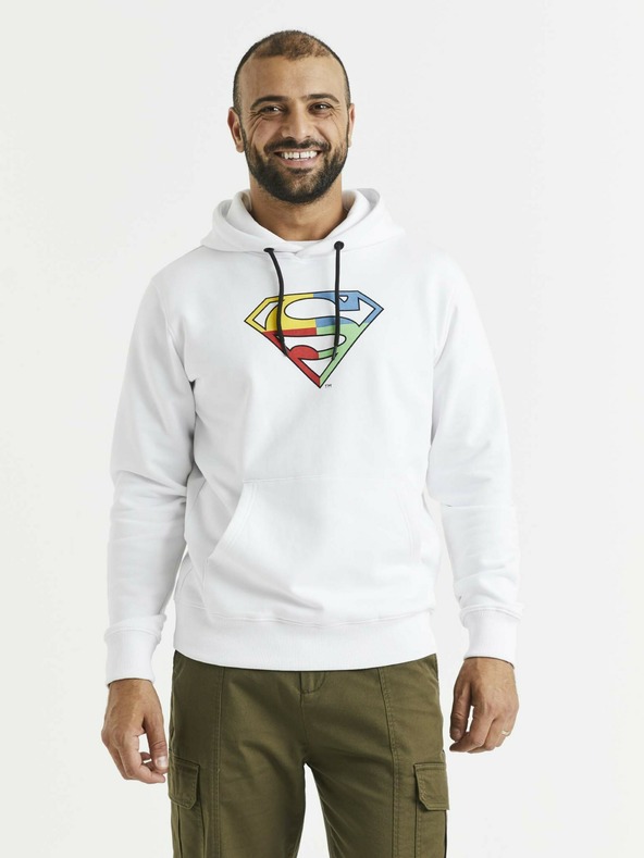 Celio Fehér férfi nyomtatott pulóver Celio Lvemansw