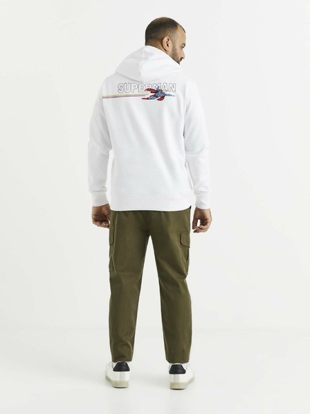 Celio Fehér férfi nyomtatott pulóver Celio Lvemansw