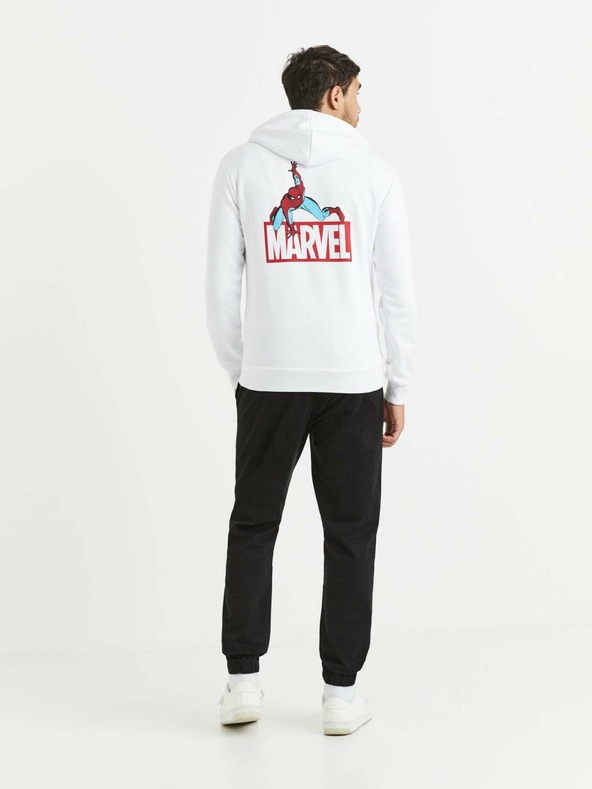 Celio Fehér férfi pulóver Celio Lvespidsw
