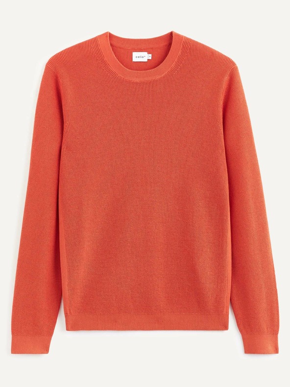 Celio Piros férfi pulóver Celio
