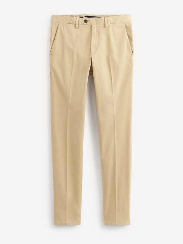 Celio Bézs színű nadrág Celio Pocharles