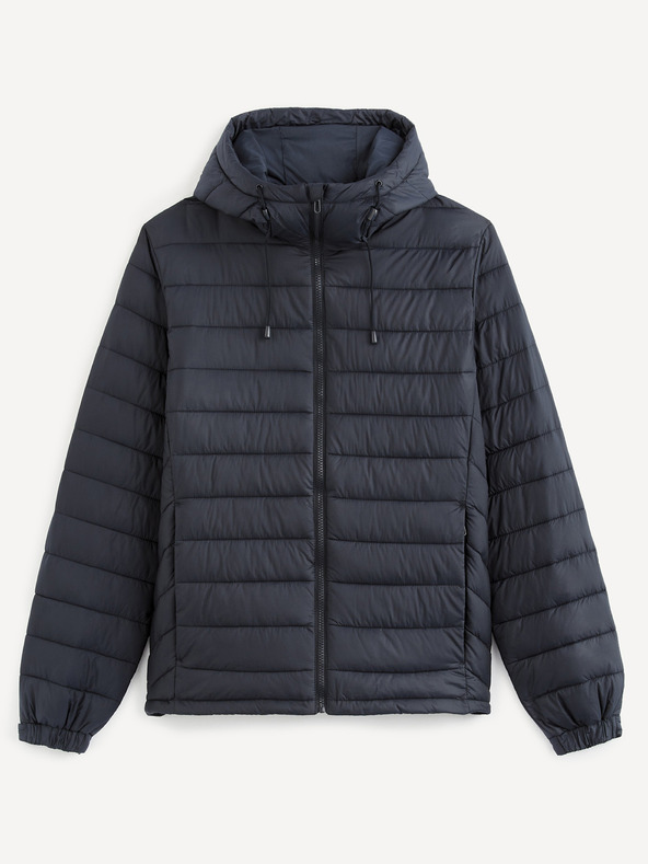 Celio Sötétkék steppelt kabát Celio Sucolor
