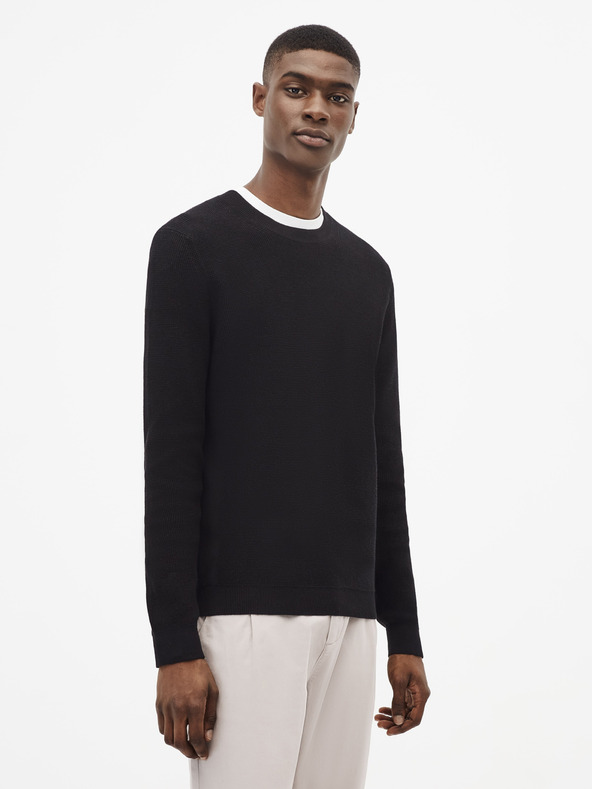 Celio Fekete alap pulóver Celio Tepic