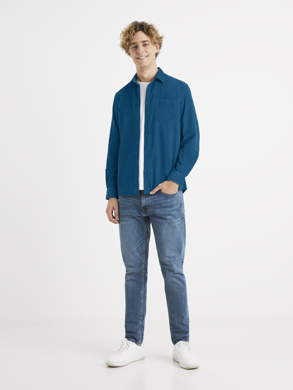 Celio Kék férfi Celio Vamil póló