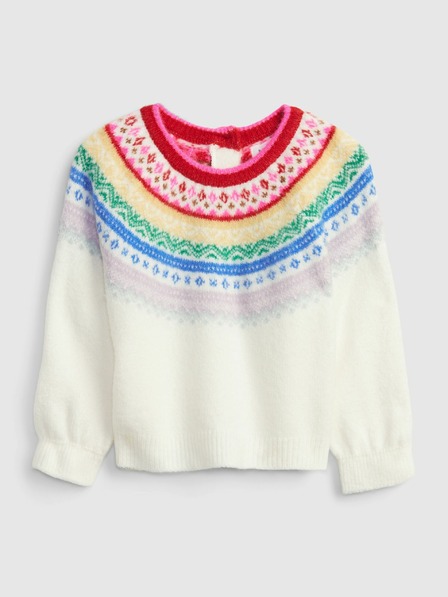 GAP Baby kötött pulóver mintával GAP