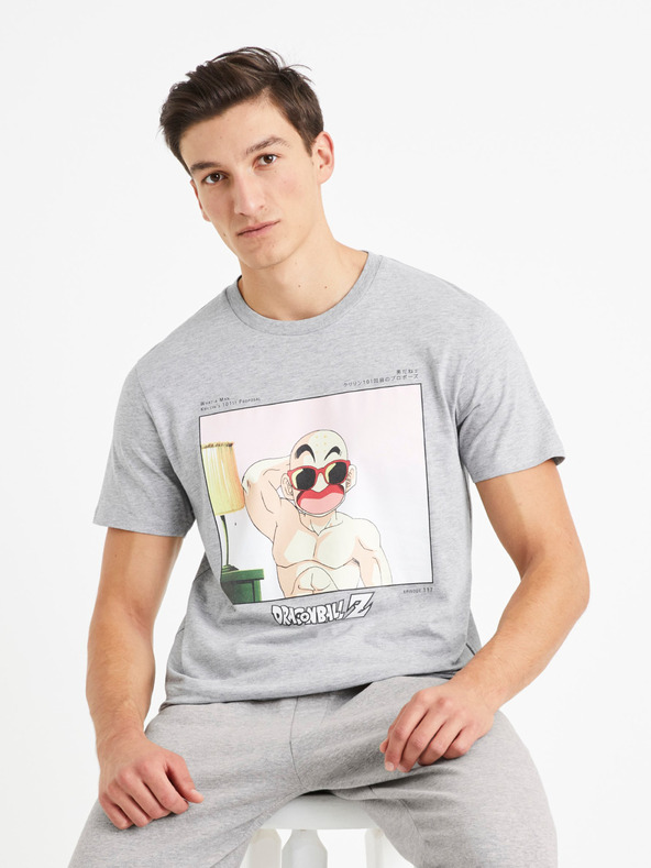 Celio Szürke férfi Celio Dragon Ball Super póló