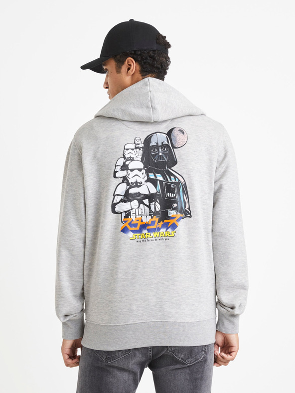 Celio Szürke férfi Celio Star Wars melegítőpóló