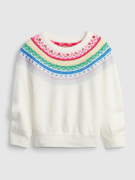 GAP Baby kötött pulóver mintával GAP