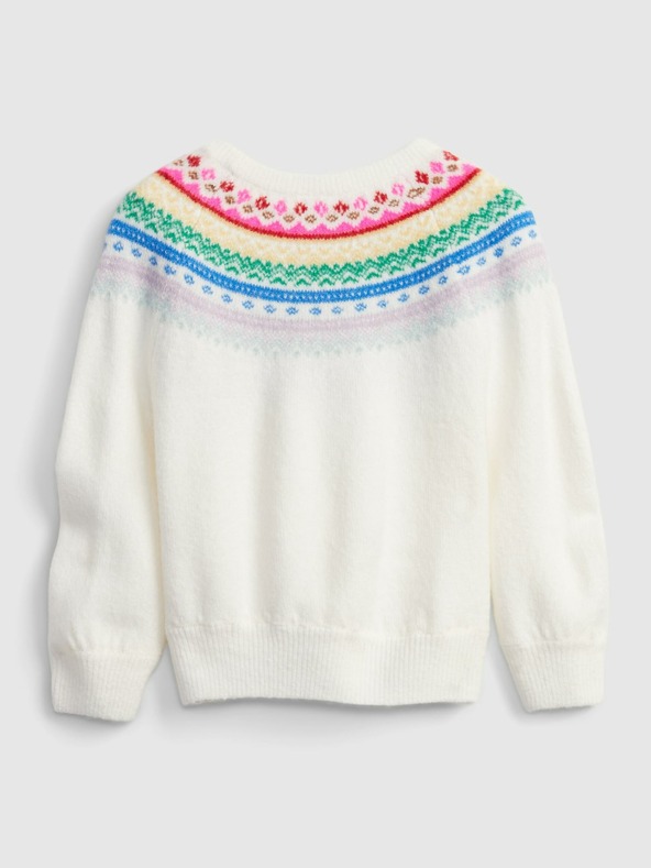 GAP Baby kötött pulóver mintával GAP