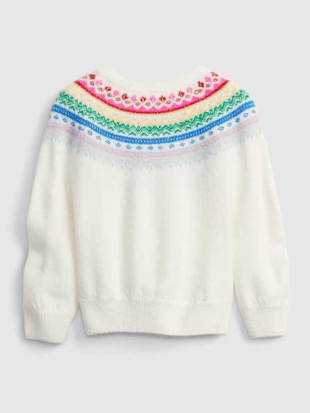 GAP Baby kötött pulóver mintával GAP