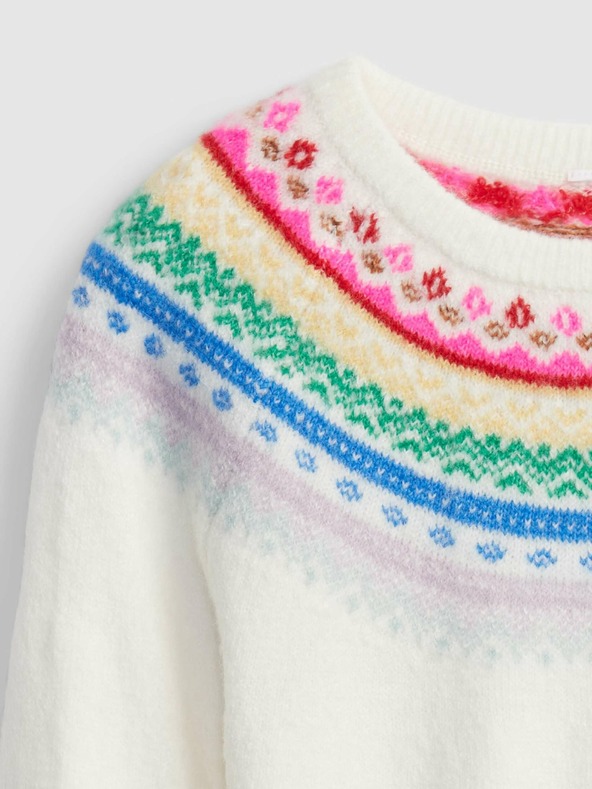 GAP Baby kötött pulóver mintával GAP