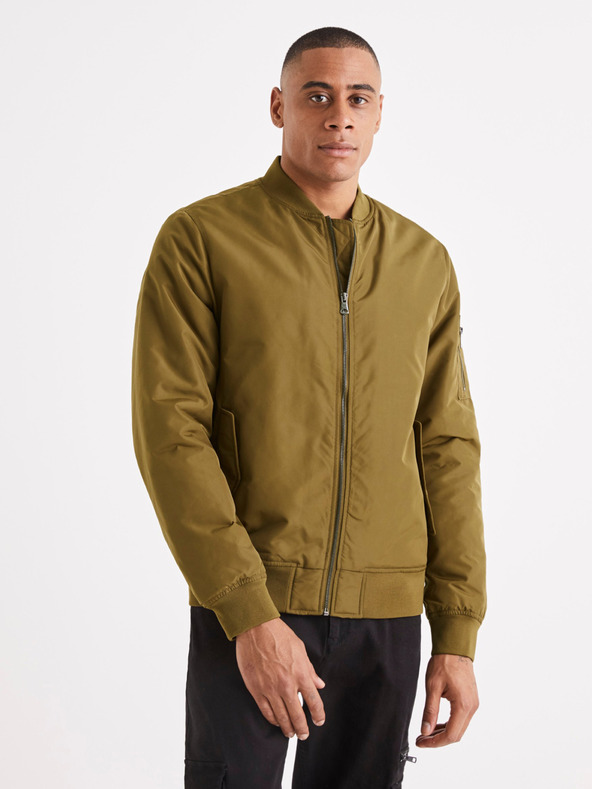 Celio Celio Bujames férfi khaki színű kabát