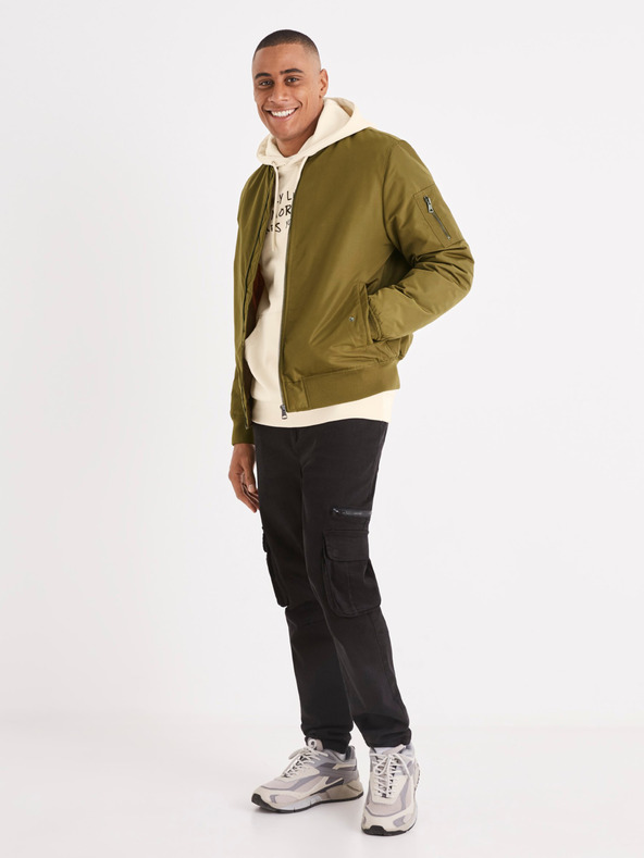 Celio Celio Bujames férfi khaki színű kabát