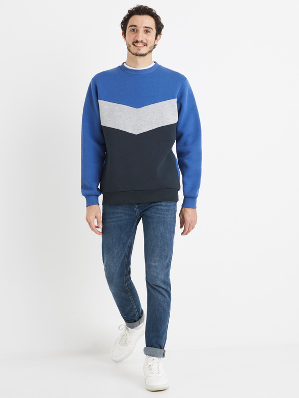 Celio Szürkéskék férfi Celio Vever melegítő pulóver