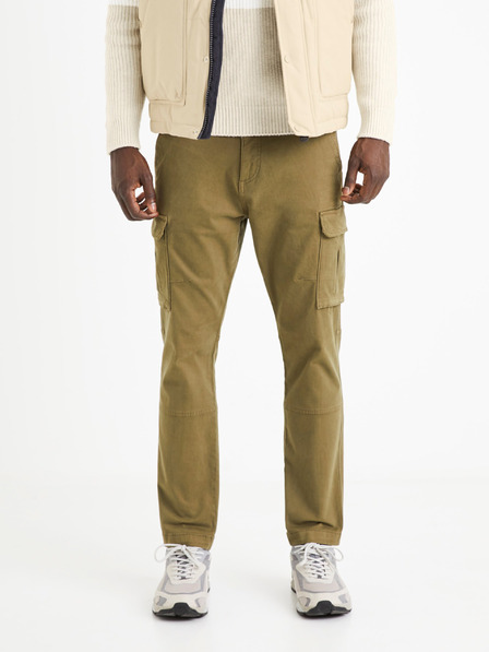 Celio Celio Volcan férfi khaki színű nadrág
