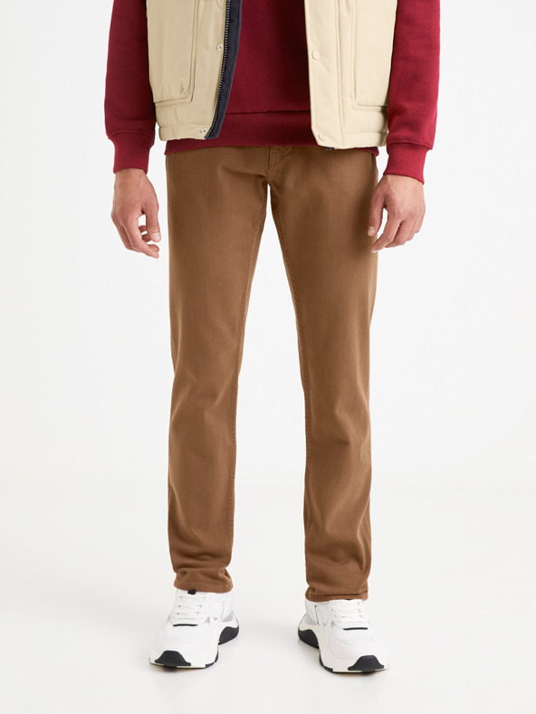 Celio Barna férfi nadrág Celio