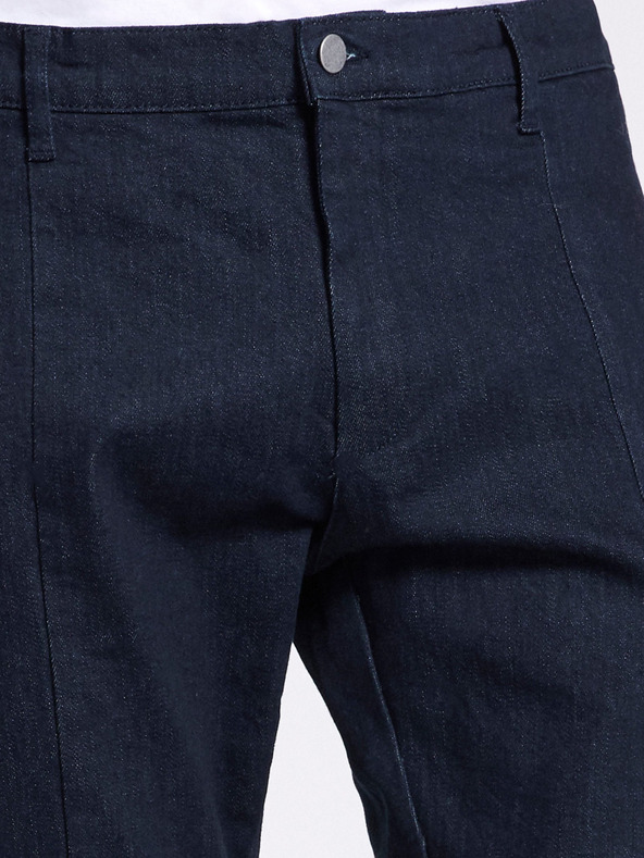 Celio Sötétkék férfi slim fit farmer csíkkal Celio C25