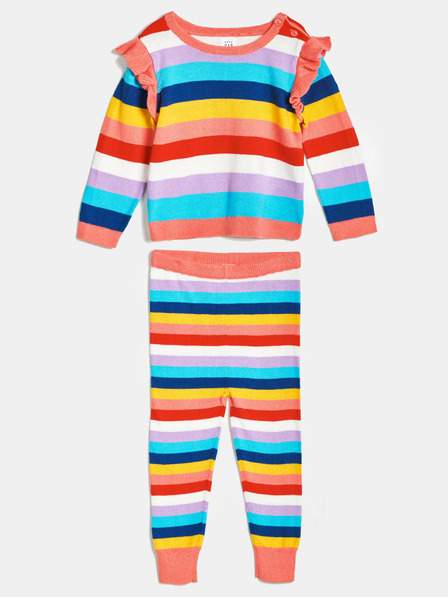 GAP Baby kötött csíkos szett GAP