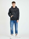 GAP Gap logós fleece pulóver kapucnival GAP