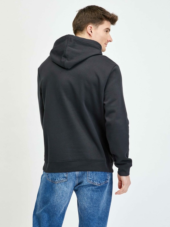 GAP Gap logós fleece pulóver kapucnival GAP