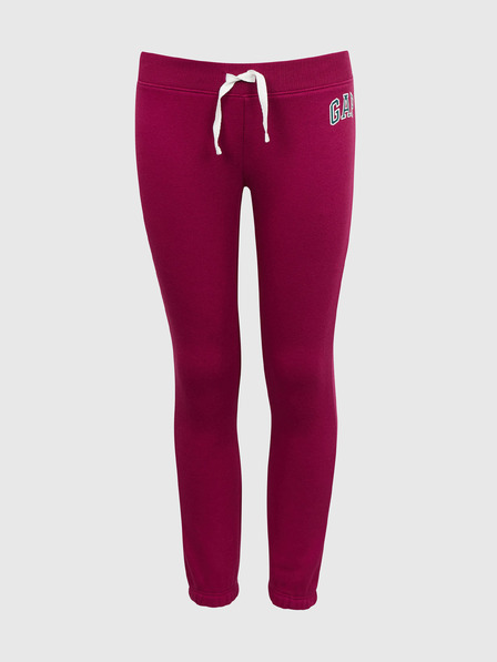 GAP Gyerek fleece sportnadrág logóval army GAP