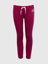 GAP Gyerek fleece sportnadrág logóval army GAP