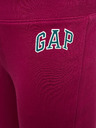 GAP Gyerek fleece sportnadrág logóval army GAP