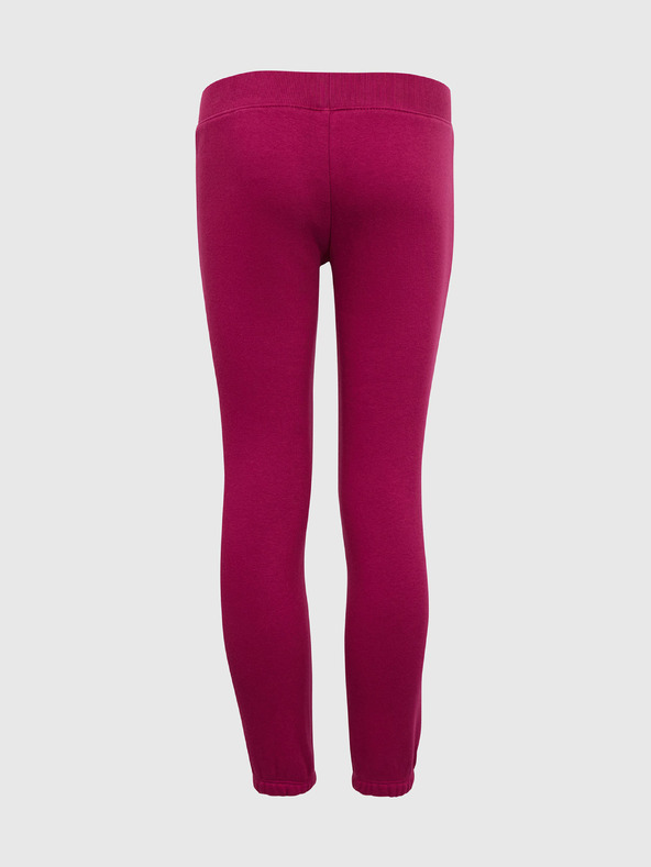 GAP Gyerek fleece sportnadrág logóval army GAP