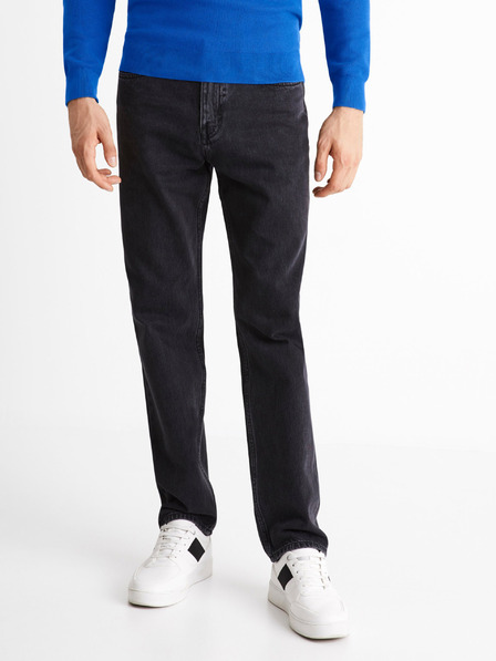 Celio Fekete laza szabású farmer Celio C75 Coback4