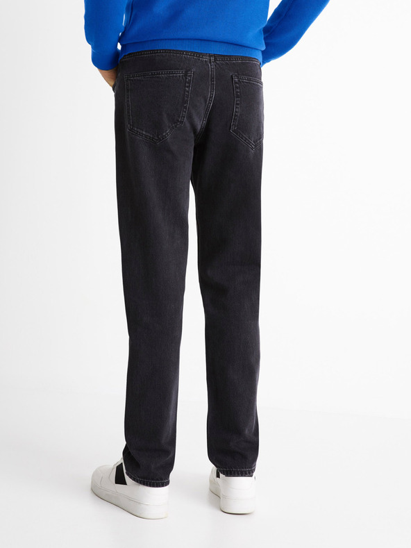 Celio Fekete laza szabású farmer Celio C75 Coback4