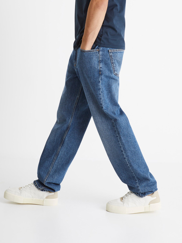 Celio Kék laza szabású farmernadrág Celio C75 Coback2