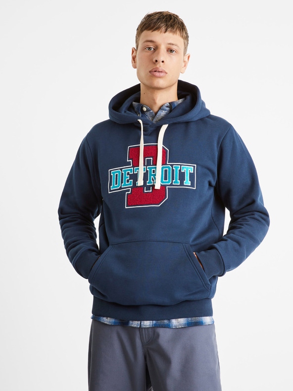 Celio Sötétkék férfi Celio Detroit melegítőfelső
