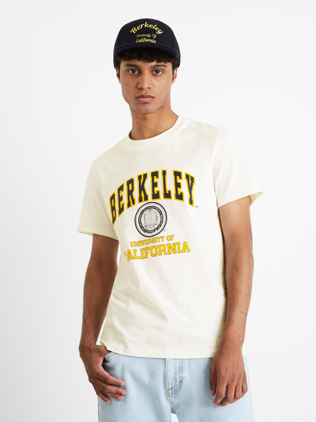 Celio Sárga-fehér férfi Celio Berkeley egyetemi póló