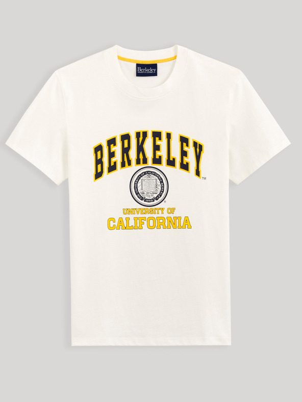 Celio Sárga-fehér férfi Celio Berkeley egyetemi póló