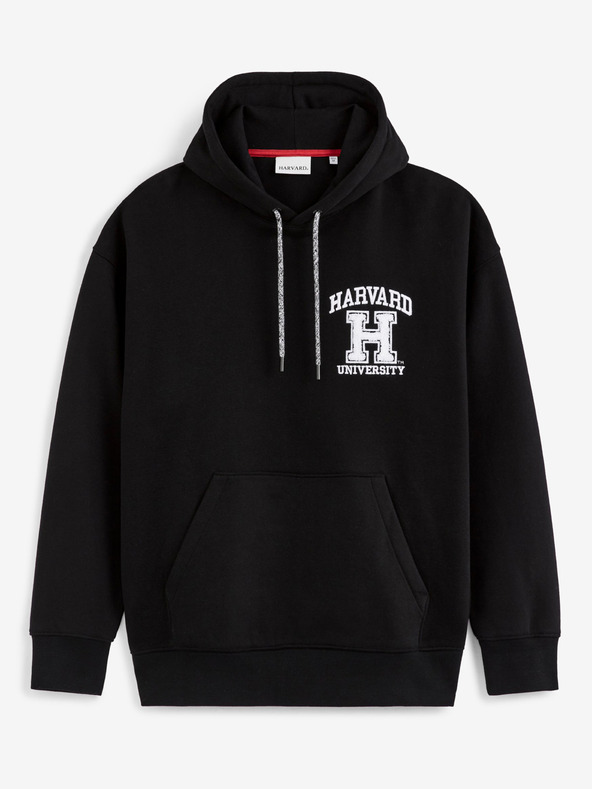 Celio Fekete férfi kapucnis pulóver Celio Harvard Egyetem