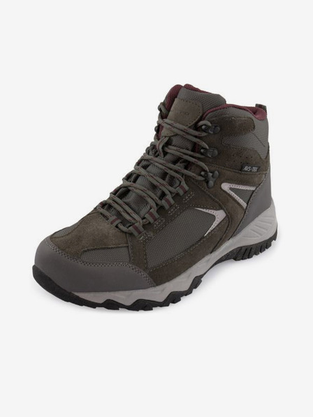 ALPINE PRO Szürke és zöld unisex kültéri téli csizma ALPINE PRO ROMOOS