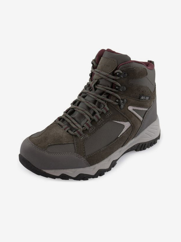 ALPINE PRO Szürke és zöld unisex kültéri téli csizma ALPINE PRO ROMOOS