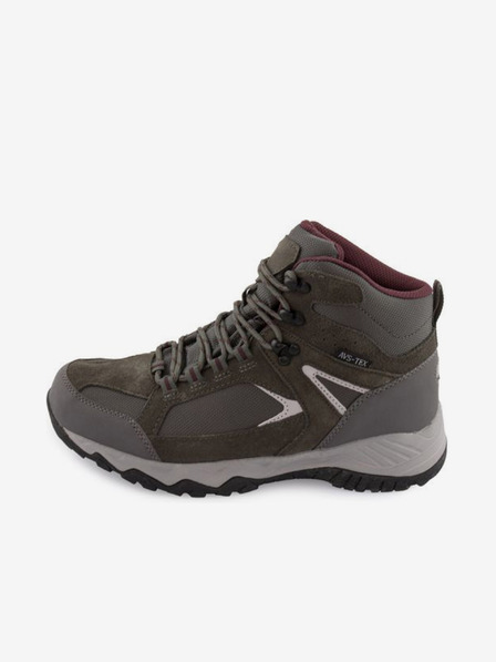 ALPINE PRO Szürke és zöld unisex kültéri téli csizma ALPINE PRO ROMOOS