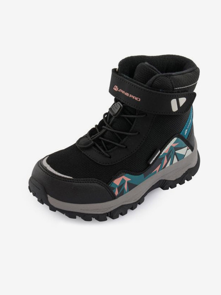 ALPINE PRO Fekete téli gyermek bokacsizma ALPINE PRO Colemo