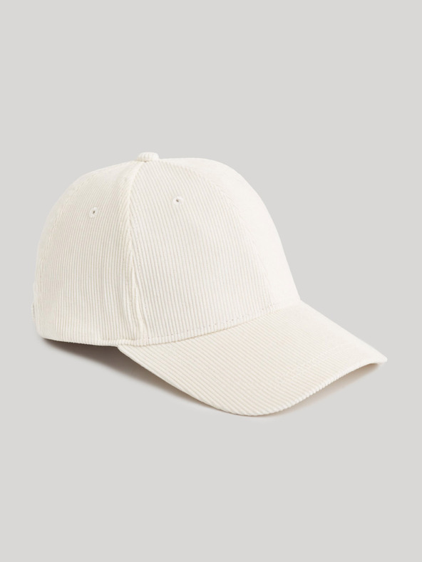 Celio Fehér uniszex kordbársony sapka Celio Cicapcord